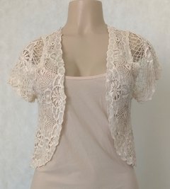 Bolero Renda Creme