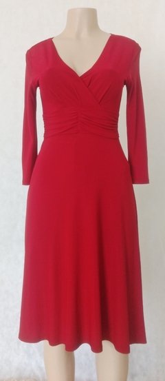 Vestido Transpassado Malha Fria -Del Amo - loja online