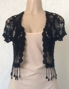 Bolero Renda Preto