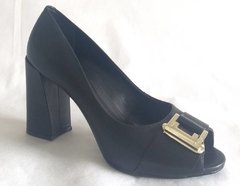 Sapato Peep Toe Preto - Zutti - Roupas, sapatos e acessórios femininos novos e usados na ROSANA GREEN