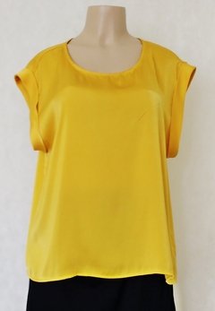 Blusa Acetinada Amarela