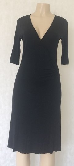 Vestido Preto Transpassado - Sasson