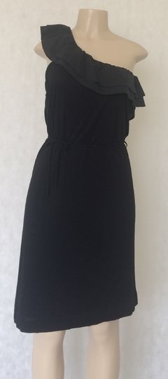 Vestido Preto Ombro Só - Zara