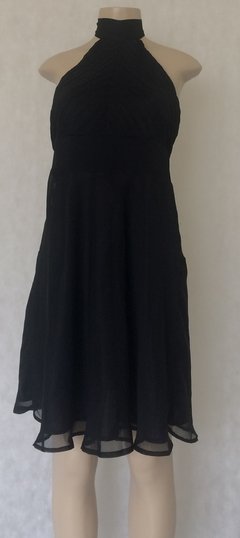 Vestido Preto Frente Única - Trimix