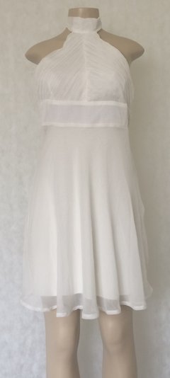 Vestido Branco Frente Única - Trimix