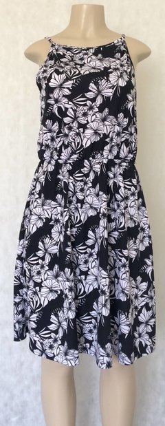 Vestido Estampa Floral Preto - Marguerite