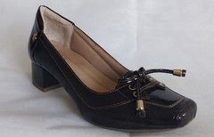 Sapato Marrom Com Presilha - Ricca Shoes Confort