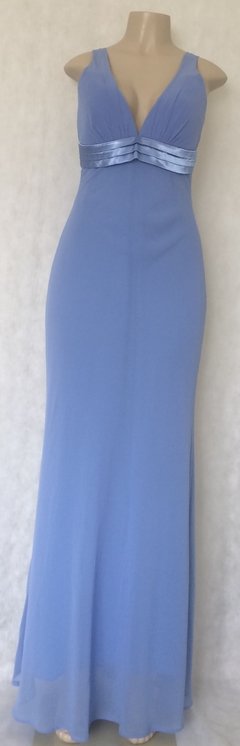 Vestido Azul Longo - Helo Ribeiro