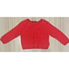 Casaco Vermelho Em Tricot - Baby Gap