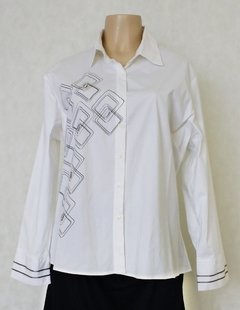 Camisa Com Estampa Geometrica