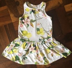 Vestido Cavado Estampado - Sucre