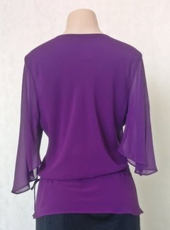 Blusa Sobreposição Transpassada - Luby - comprar online