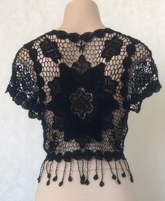 Bolero Renda Preto - comprar online