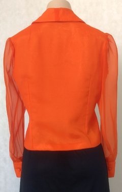 Camisa Laranja Com Transparencia - comprar online