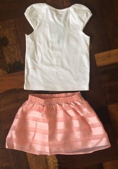 Conjunto Blusa E Saia Rosa - Milon - comprar online