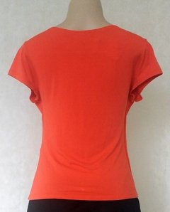 Blusa Laranja Com Argola - LUBY - comprar online