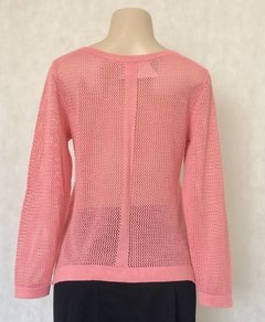 Blusa Tricot Rosa Manga Longa - Produtiva - comprar online