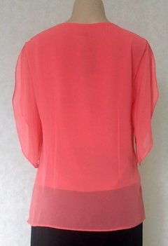 Blusa Estampada Rosa - SILK LOD - comprar online