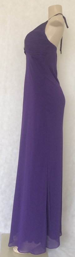 Vestido Roxo Longo - Mz na internet