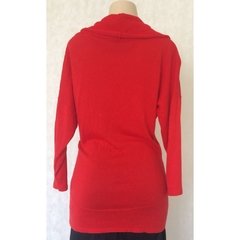 Blusa Manga 3/4 Acrílico Com Decote Bobo - Yessica - comprar online