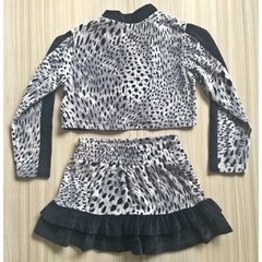 Conjunto Saia E Bolero Estampa Animal Print - Mini Bando - comprar online