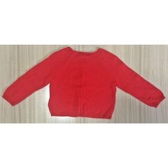 Casaco Vermelho Em Tricot - Baby Gap