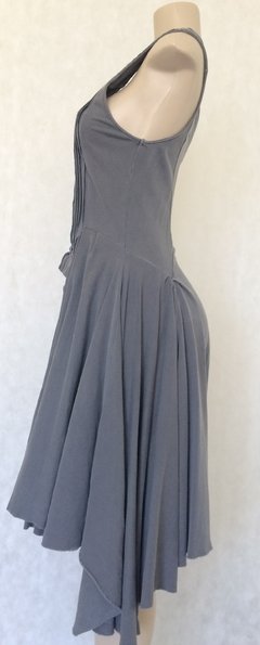 Vestido Cinza Godê - Dzarm na internet