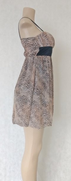 Vestido Mini Animal Print na internet