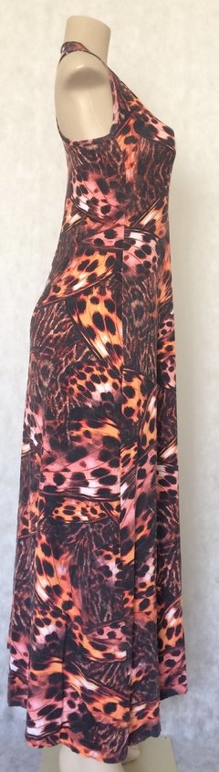 Vestido Malha Animal Print na internet