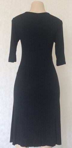 Vestido Preto Transpassado - Sasson - comprar online