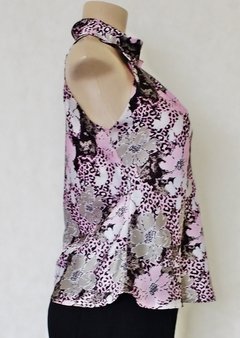 Blusa Cavada Estampa Animal Print na internet