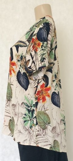 Blusa Estampa Folhagens - Zalla na internet