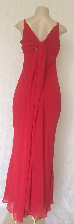 Vestido Vermelho Longo - Material - comprar online