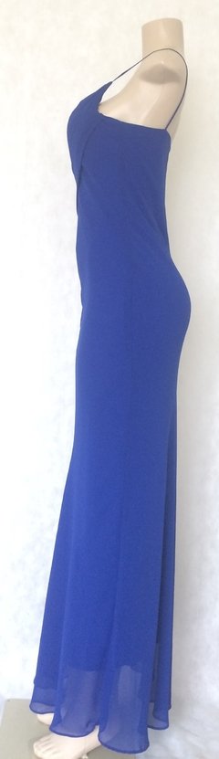 Vestido Azul Royal Longo - Material - Roupas, sapatos e acessórios femininos novos e usados na ROSANA GREEN