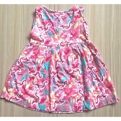 Vestido Goiaba Estampado Com Bolero - Fakini Kids na internet