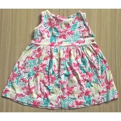 Vestido Rosa Estampado Com Bolero - Fakini Kids na internet