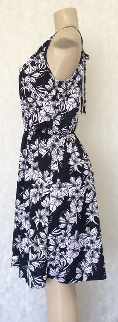 Vestido Estampa Floral Preto - Marguerite na internet