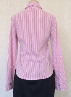 Camisa Listrada Rosa Manga Longa - Lm Concept - comprar online