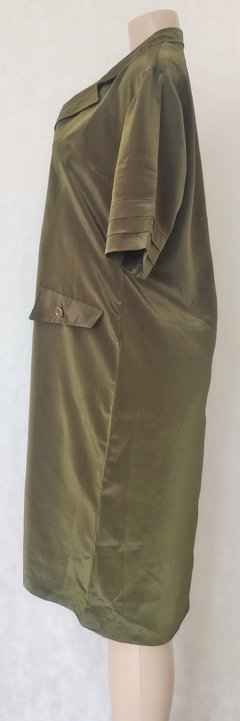 Vestido Verde Militar - Roupas, sapatos e acessórios femininos novos e usados na ROSANA GREEN