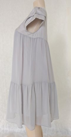 Vestido Médio Evase Em Crepe - Alpelo-Keen - comprar online