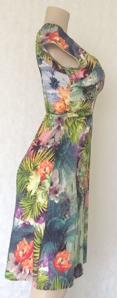 Vestido Estampado Floral - Franklin - Roupas, sapatos e acessórios femininos novos e usados na ROSANA GREEN