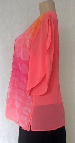 Blusa Estampada Rosa - SILK LOD - Roupas, sapatos e acessórios femininos novos e usados na ROSANA GREEN