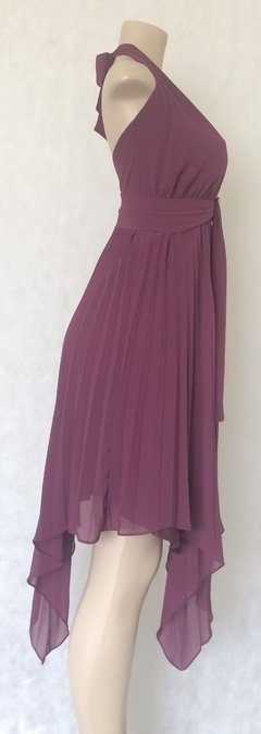 Vestido Marsala Frente Única - For Yetts - Roupas, sapatos e acessórios femininos novos e usados na ROSANA GREEN