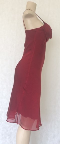 Vestido Vermelho Alças Finas - Material - Roupas, sapatos e acessórios femininos novos e usados na ROSANA GREEN