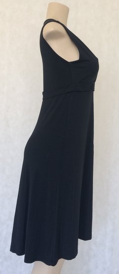 Vestido Preto Transpassado - Prima Denna - Roupas, sapatos e acessórios femininos novos e usados na ROSANA GREEN