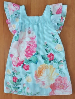 VESTIDO ESTAMPA ROSAS - PETIT CHERIE