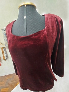 BLUSA MANGA 3/4 VELUDO - MACKSSON