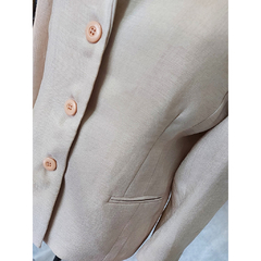 BLAZER ALFAIATARIA CREME - NARARA