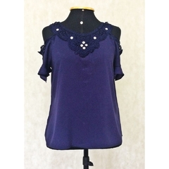 BLUSA AZUL ROYAL - B& F FASHION