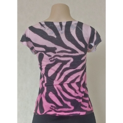 BLUSA ESTAMPADA ANIMAL PRINT - LEONTINA LOTTI